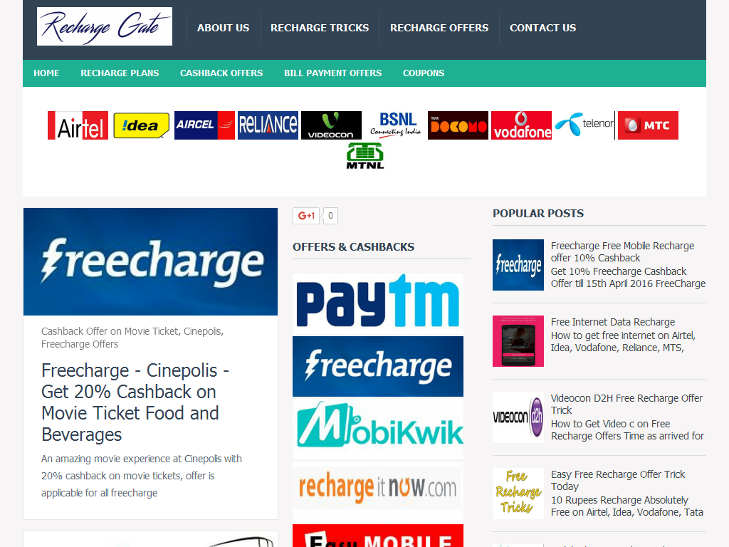 Recharge Gate Web Directory